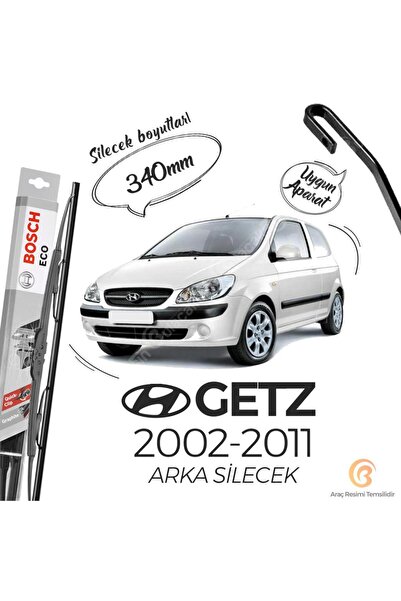 Bosch Eco Arka Silecek Hyundai Getz 2002 -2011 ile uyumlu