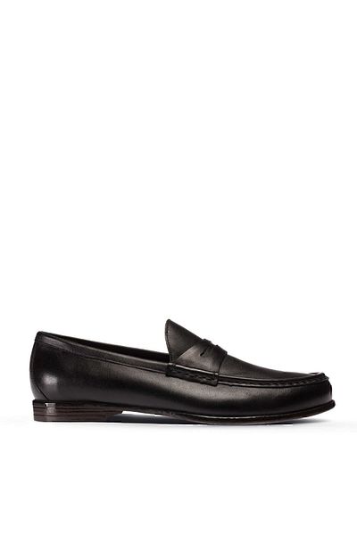 Deery Μαύρα Ανδρικά Παπούτσια Loafer 01510MSYHC02