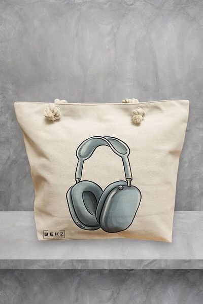 BEKZ Geanta de plaja Travel Girl 16, 40x51 cm, Crem, BEKZ®