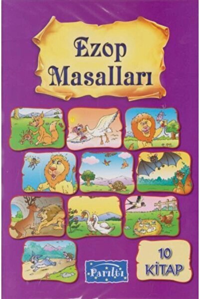 Parıltı Yayıncılık 1. Sınıf Ezop Masalları 10 Kitap