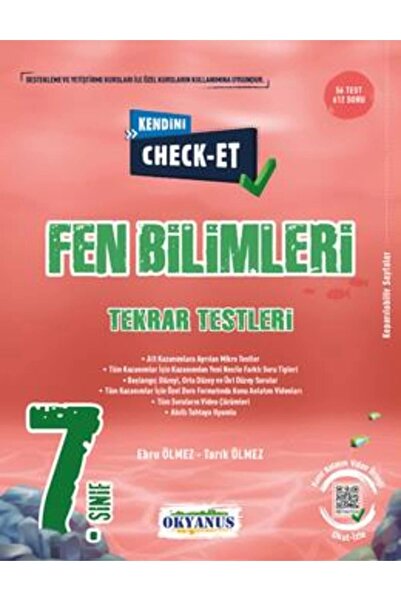 Okyanus Yayınları Okyanus 7.sınıf Kendini Check - Et Fen Bilimleri Tekrar Tes...