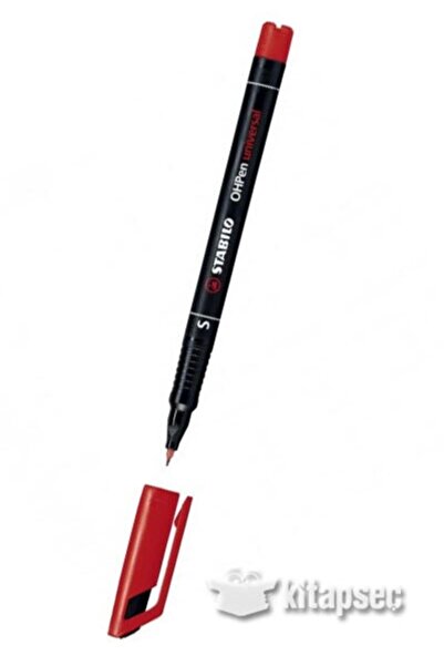 Stabilo Ohpen Kırmızı Asetat Kalemi F
