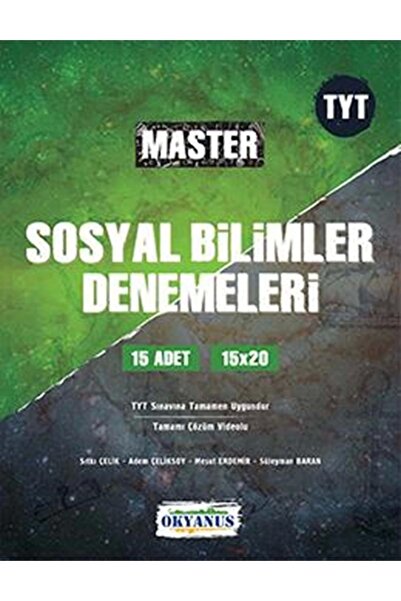 Okyanus Yayınları Okyanus Tyt Master 15 Sosyal Bilimler Denemesi