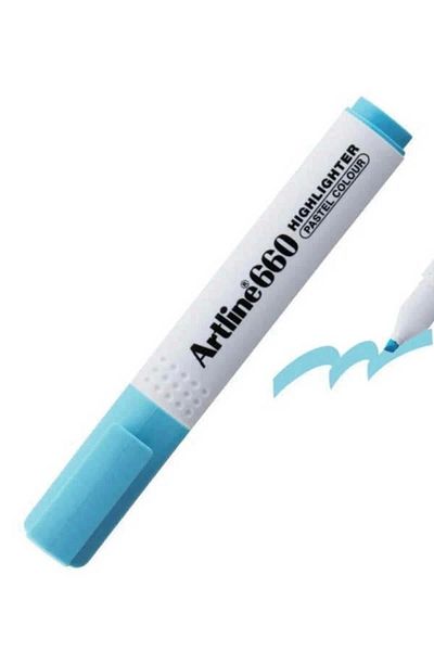 artline Blue Pastel Highlighter Ek-660