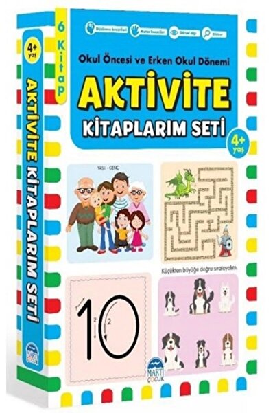 Martı Çocuk Yayınları Aktivite Kitaplarım Seti 4+ Yaş - Okul Öncesi Ve Erken ...