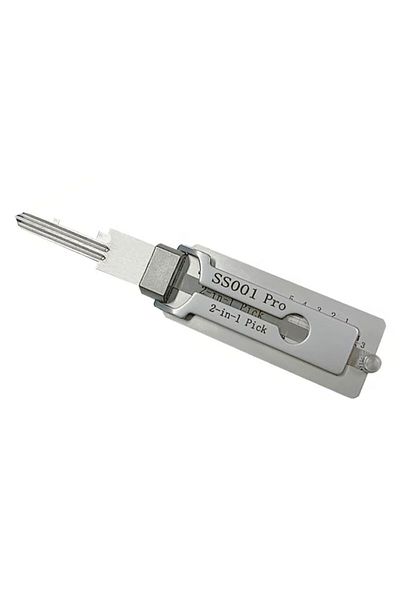 Alloet A Stainless Steel Key Decoder Portable Precision Hook And Pickup Hand Tool O-ring Pickup Kit Doorlo.