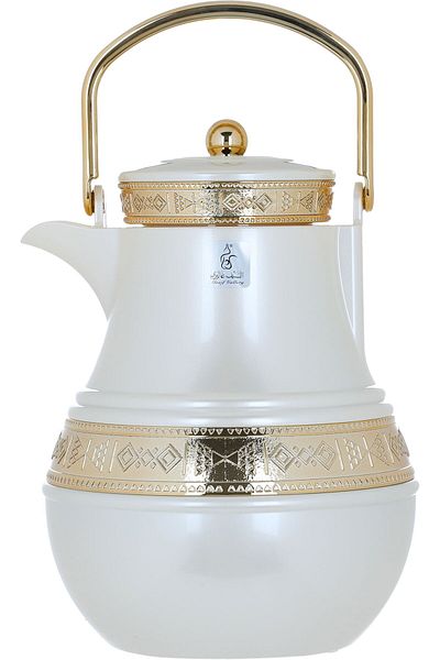 Alsaif Gallery I Hope For A Shiny Pearl And Gold Two-Piece Set Of Thermos