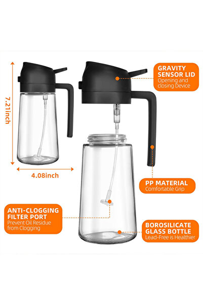 Generic Oil Spray Bottle 470ml/16oz Olive Oil Spray Bottle