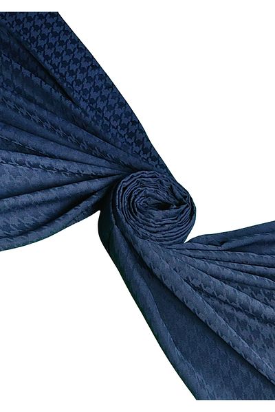 mim eşarp Σάλι Enba Viscose Jacquard με σχέδιο Houndstooth 75x190 cm