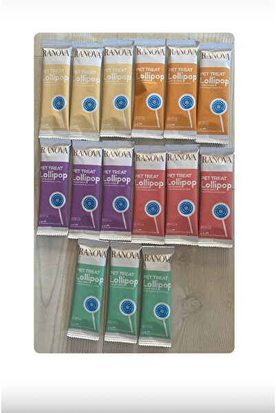LUVALUVA Ranova Karışık Lezzetli Kurutulmuş Lolipop 14 gr X 15 Adet Sk : 2026