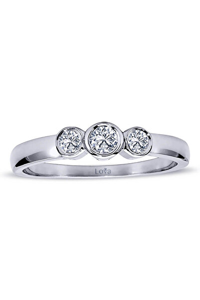 Lova 0,23 Karat Pırlanta Tria Yüzük - 1020212