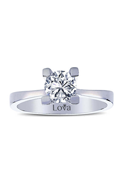 Lova G Renk 0,80 Karat Pırlanta Tektaş Yüzük - 1020098