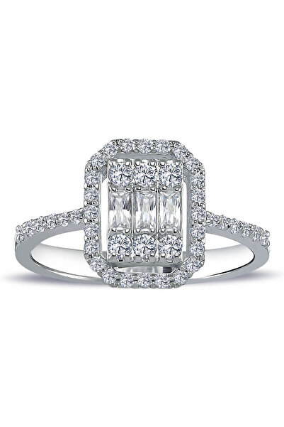 Lova 0,55 Karat Baget Pırlanta Yüzük - 1020381