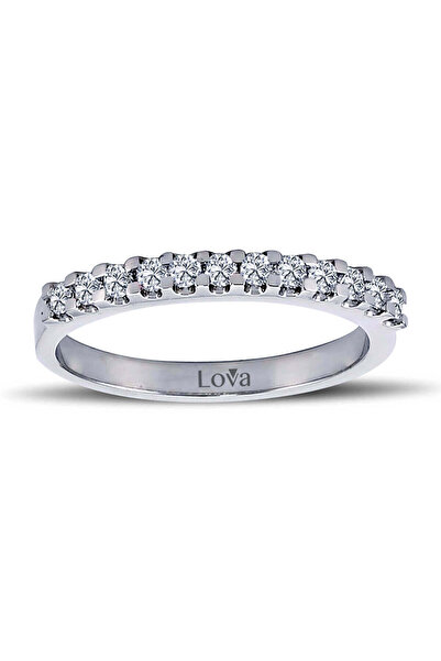 Lova 0,27 Karat Pırlanta Yarımtur Yüzük - 1050208