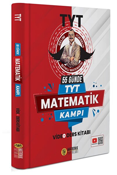Bıyıklı Matematik 55 Günde Tyt Matematik Kampı Video Ders Kitabı Selim Yüksel 2026