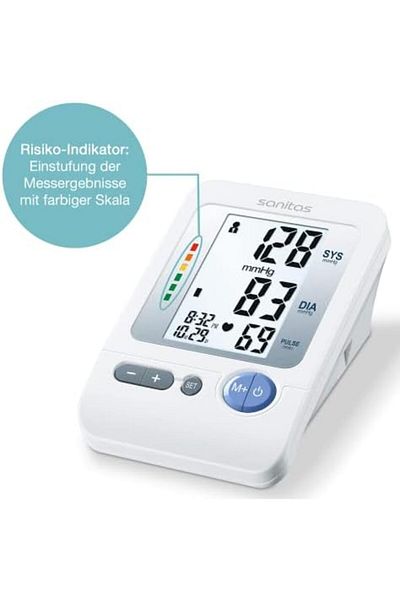 Sanitas Automatic Blood Pressure Monitor SBM 21 For Upper Arm With Arrhythmia Detection