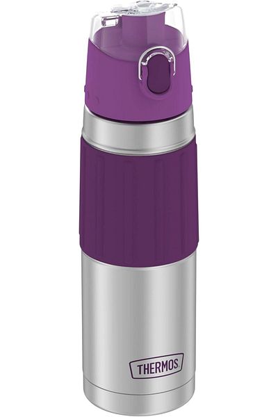 Thermos Stainless Steel Hydration Bottle, 18 Ounce, Deep Purple