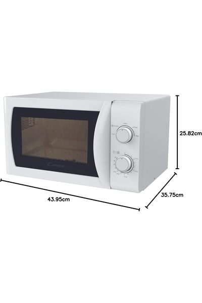 Candy Microwave Oven 20l 700w With Defrosting 5 Power Levels And Manual Control