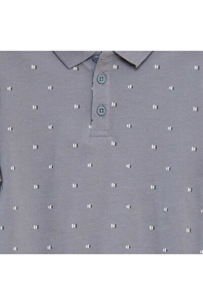 KIABI PiquÃ© knit polo shirt GREY