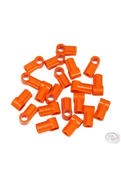 LEGO Technic Custom Axle Connector Angled # 1 Fitting Orange 4 Pieces to Send