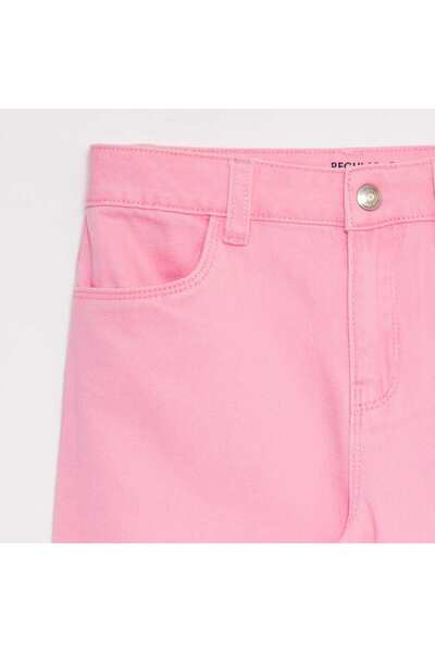 KIABI Cropped denim trousers PINK