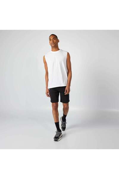 KIABI Lightweight sweatshirt fabric Bermuda shorts black