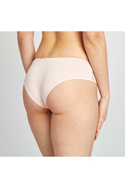 KIABI Microfibre and lace boy shorts PINK