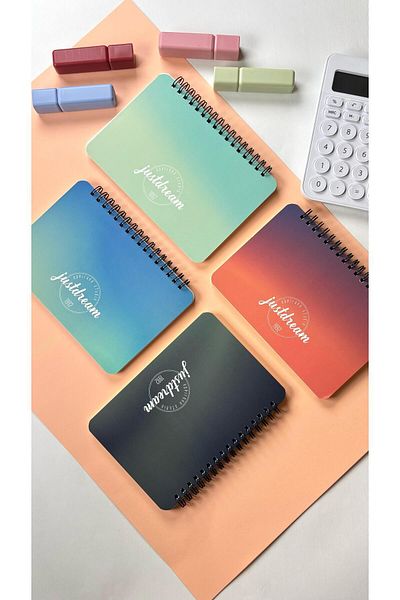 Apeirona | Limitless Art Notepad Set - Set of 4 - Medium Size - 90 Grams Thick Paper - 90X4 360 Sheets - Justdream Special Set