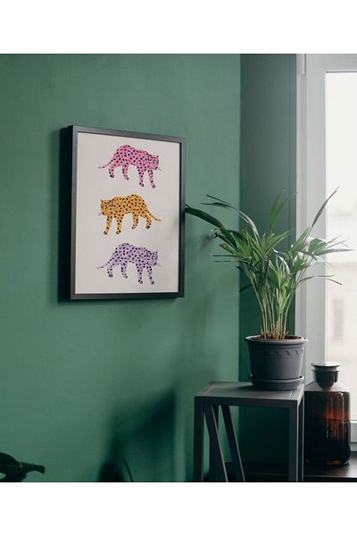 Arthopia Πολύχρωμοι Τίγρεις Πολύχρωμοι Τίγρεις Pinterest Δώρο Αφίσα Πίνακας Καλλιτεχνικού Σχεδιασμού με κορνίζα