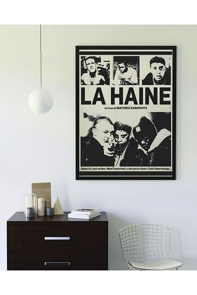 Arthopia Αφίσα ταινίας La Haine Δώρο Pinterest Αφίσα με κορνίζα ζωγραφική καλλιτεχνικού σχεδιασμού