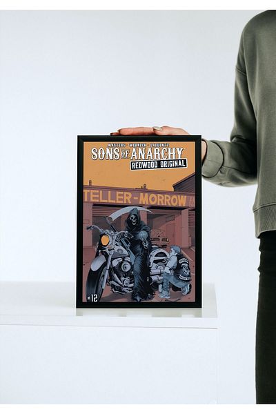 Arthopia Sons Of Anarchy Original Poster Πίνακας υψηλής ποιότητας σχεδίου με πλαίσιο