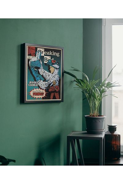 Arthopia Vintage Pinterest Breaking Bad Αφίσα Πίνακας υψηλής ποιότητας με κορνίζα