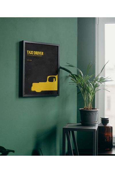 Arthopia Αφίσα ταινίας οδηγού ταξί Pinterest Δώρο αφίσα με κορνίζα ζωγραφική καλλιτεχνικού σχεδιασμού