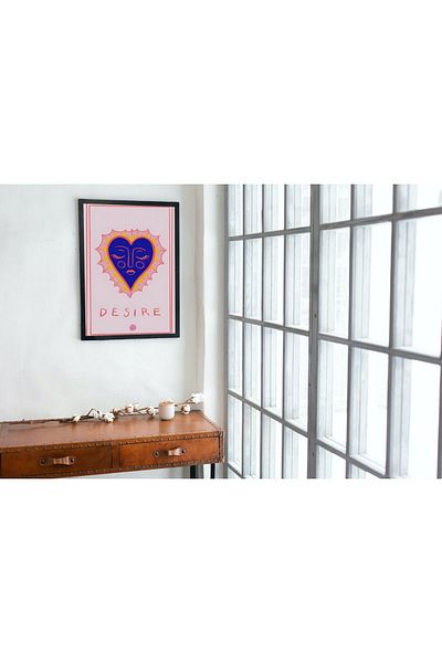 Arthopia Desire Passion Set Δώρο Αφίσα Κορνίζα Καλλιτεχνική Ζωγραφική