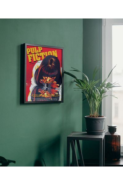 Arthopia Διακοσμητικό κορνίζας ταινίας Pulp Fiction Ζωγραφική αφίσας