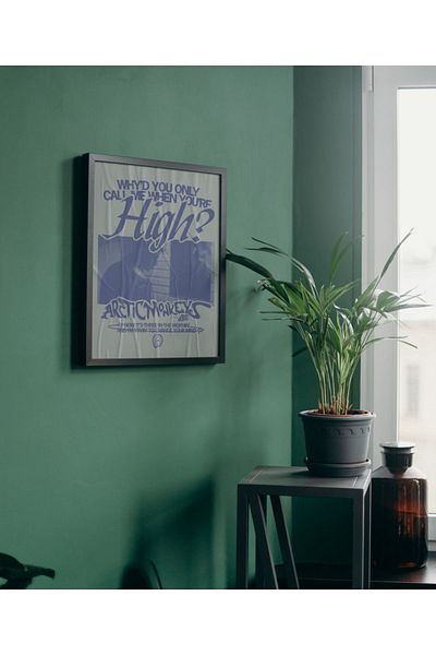 Arthopia Άλμπουμ Arctic Monkeys Pinterest Αφίσα με κορνίζα Υψηλής ποιότητας διακοσμητικό σχέδιο ζωγραφικής