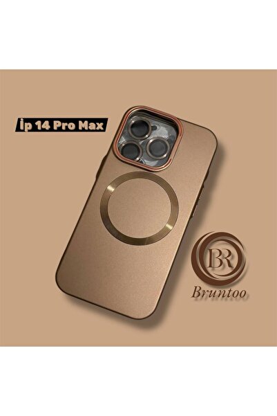 Apple Iphone 14 Pro Max Compatible Standing Cover Magsafe Hard Case +Lens Protection .