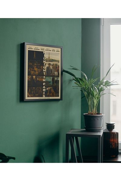 Arthopia Midnight In Paris Αφίσα ταινίας ταινίας Pinterest Δώρο αφίσα με κορνίζα ζωγραφική καλλιτεχνικού σχεδιασμού