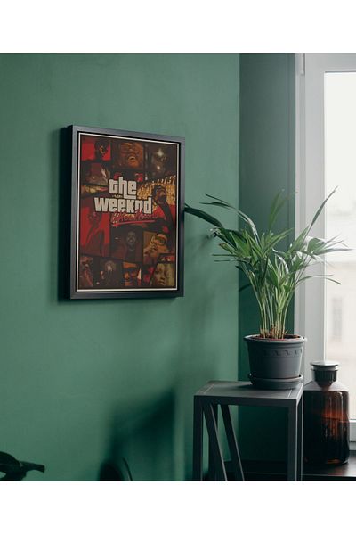 Arthopia The Weeknd After Hours GTA Pinterest Πίνακας σχεδίασης διακόσμησης υψηλής ποιότητας με πλαίσιο αφίσας