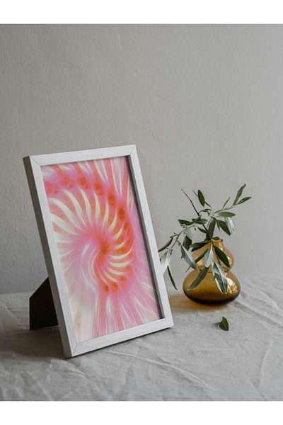 Arthopia Abstract Art Aestethic Orange Ecru Pinterest Αφίσα με κορνίζα Υψηλής ποιότητας διακοσμητικό σχέδιο ζωγραφικής