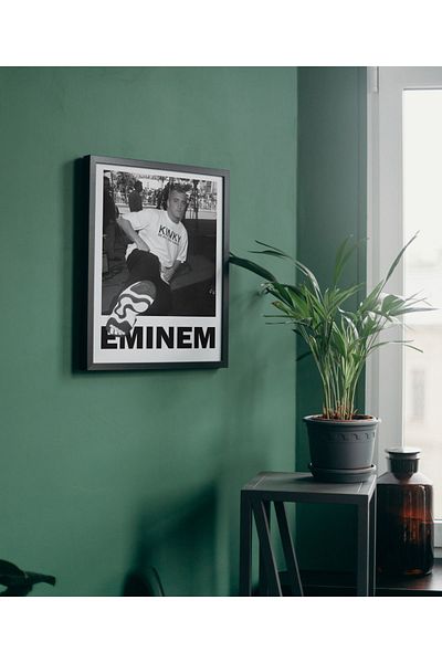 Arthopia Εικονική αφίσα Eminem με κορνίζα υψηλής ποιότητας σχεδίασης