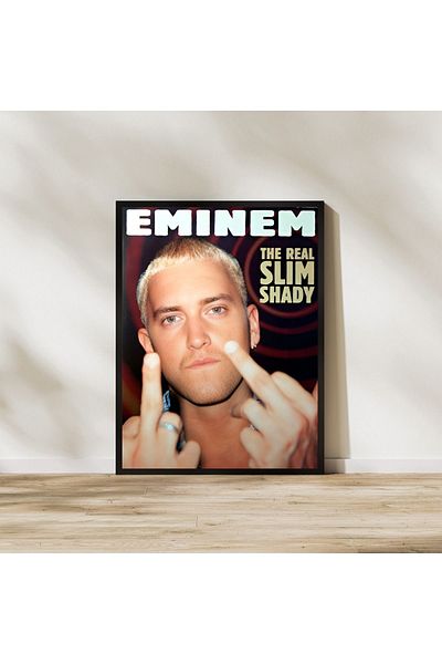 Arthopia Eminem The Real Slim Shady Poster Πλαίσιο Πίνακας Σχεδιασμού Υψηλής Ποιότητας