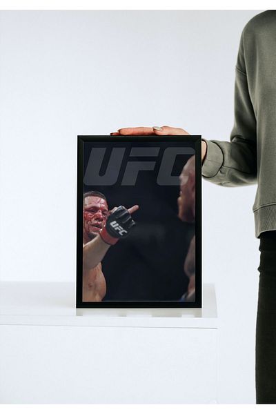 Arthopia Πίνακας υψηλής ποιότητας σχεδίου Nate Diaz Vs Conor Mcgregor Ufc με πλαίσιο αφίσας
