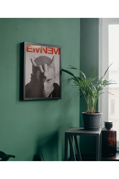 Arthopia Eminem 666 Αφίσα με κορνίζα Δώρο Διακόσμηση Σχέδιο Ζωγραφική