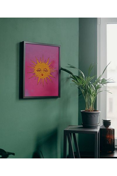 Arthopia Sunset Colorful Sunlight Pinterest Δώρο Αφίσα Πίνακας Καλλιτεχνικού Σχεδιασμού με κορνίζα