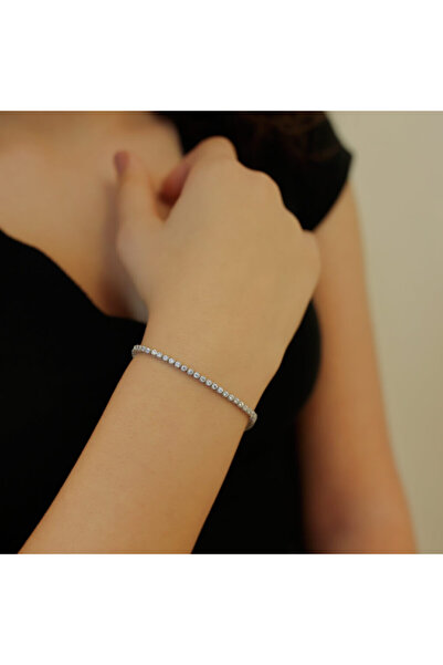 Lova 2,07 Karat Pırlanta Su Yolu Bileklik - 4040005