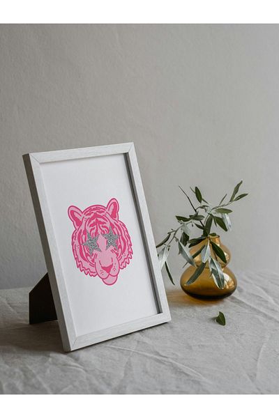 Arthopia Star Tiger Star Tiger Pinterest Αφίσα με κορνίζα Υψηλής ποιότητας διακοσμητικό σχέδιο ζωγραφικής