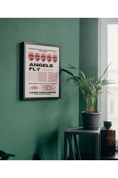 Arthopia Ημέρα του Αγίου Βαλεντίνου Angels Fly Δώρο Pinterest Πίνακας καλλιτεχνικής σχεδίασης με κορνίζα