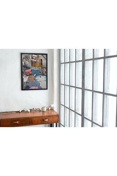 Arthopia Vision Board 1 Manifest Pinterest Αφίσα με κορνίζα Υψηλής ποιότητας διακοσμητικό σχέδιο ζωγραφικής
