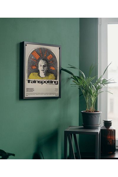 Arthopia Αφίσα ταινίας Trainspotting Ewan McGregor Pinterest Πλαίσιο αφίσας Υψηλής ποιότητας Διακοσμητικός πίνακας